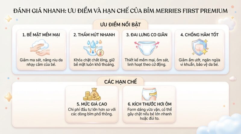 Tổng hợp các ưu điểm nổi bật và hạn chế về giá thành của dòng bỉm cao cấp. Tổng hợp các ưu điểm nổi bật và hạn chế về giá thành của dòng bỉm cao cấp.