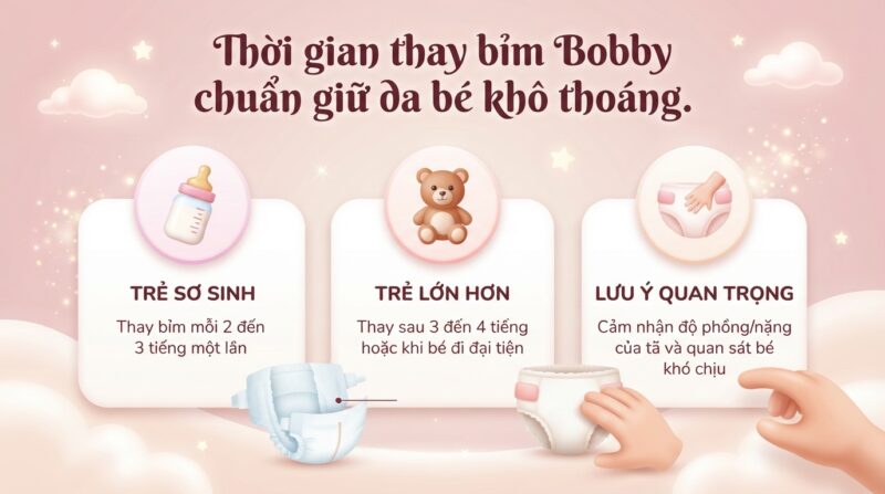 Vạch Báo Đầy Bỉm Bobby Ở Đâu? Hướng Dẫn Chi Tiết Để Mẹ Thay Tã Đúng Lúc